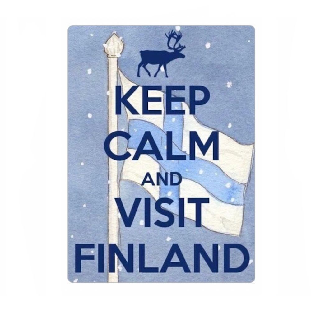 Keep Calm and Visit Finland Magnet 🇫🇮